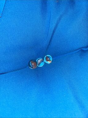 Marbles See Through Red White Blue Swirls In Marbles NWOTS Three In Stock